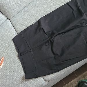 High rise black pants